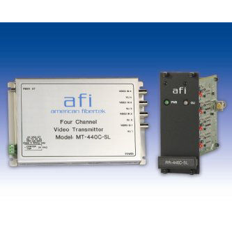American Fibertek Four Channel FM Video Module Transmitter